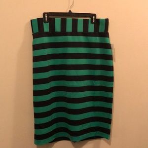 Plus Size Neoprene Skirt